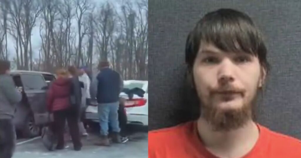 A North Kentucky dad threatened families and kids with a weapon after a youth basketball game.