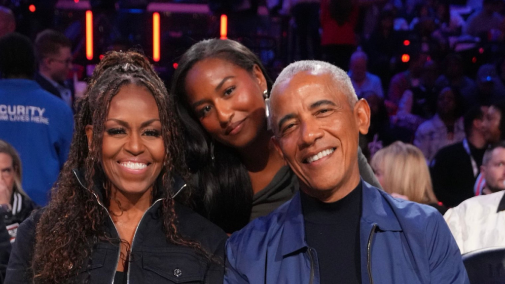 Barack Obama-Michelle-Sasha