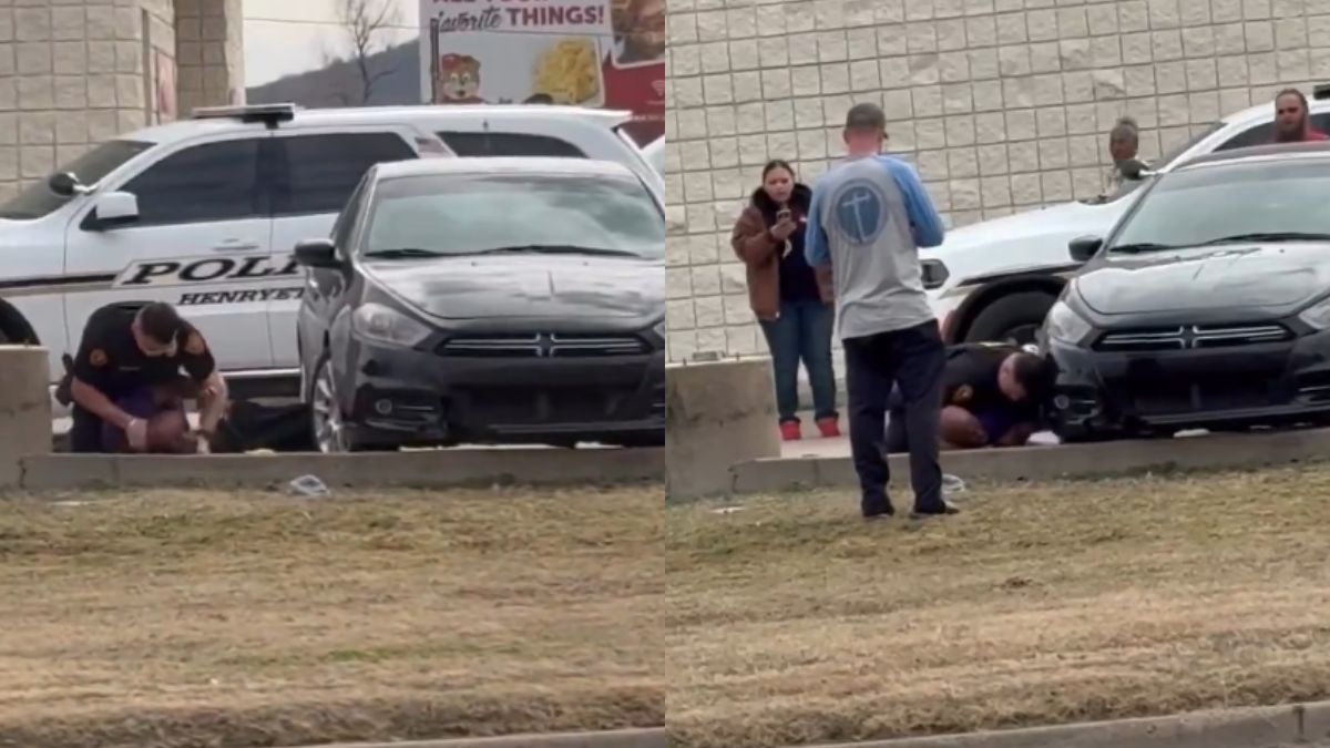 Viral Video Shows Cop Beating A Black Man – Officials’ Explanation Changes Everything