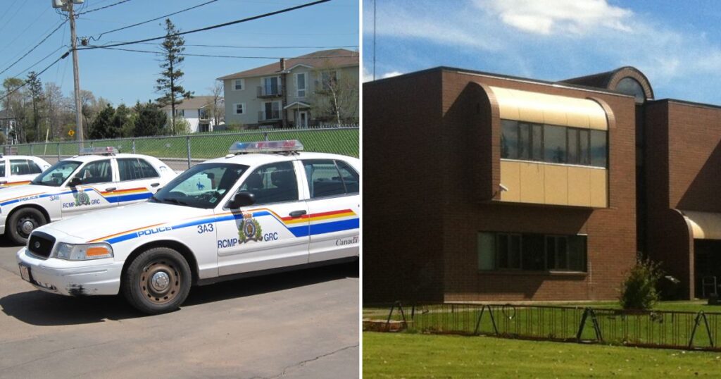 Police responded outside Tumbler Ridge Secondary School after a deadly shooting in British Columbia