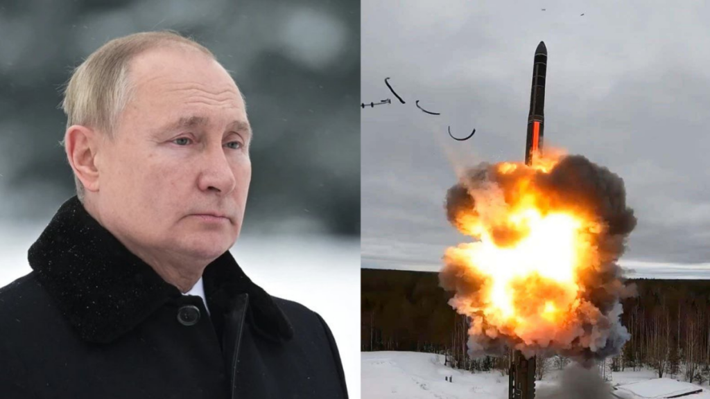 Vladimir Putin moves nuclear weapons closer to Europe.