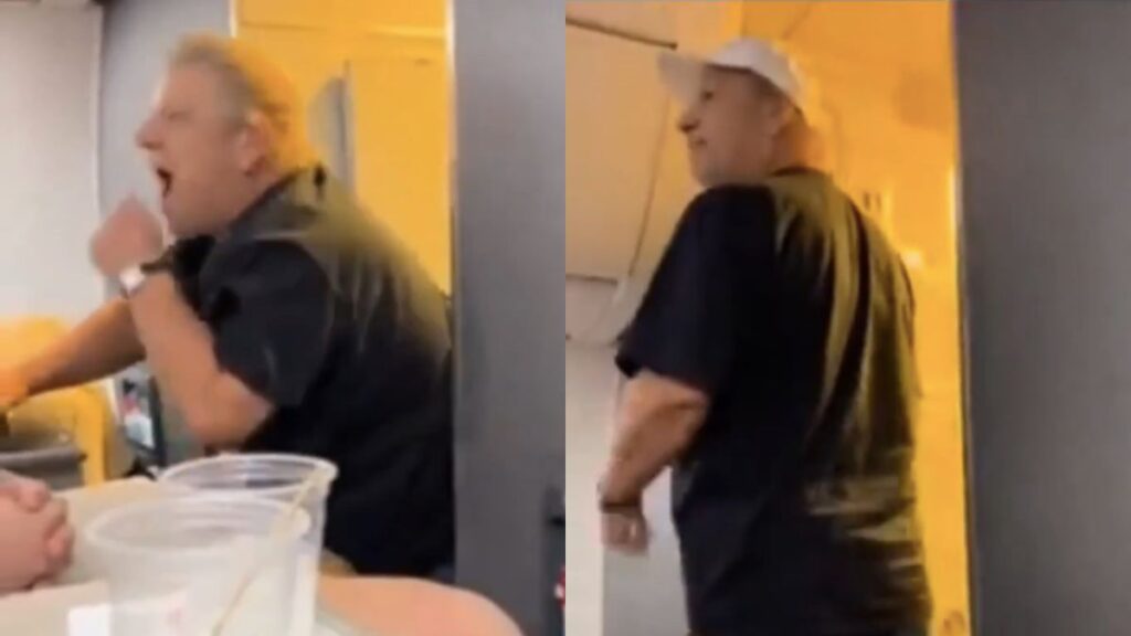 A racist white passenger was kicked off American Airlines Flight