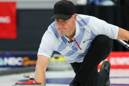 Rich Ruohonen at the Winter Olympics in Milan, Itary