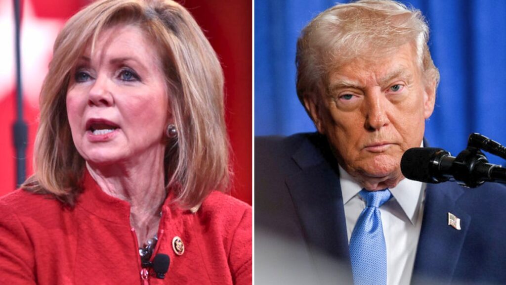 Senator Marsha Blackburn says the toxic political climate is responsible for Trump's Mar-a-Lago threat