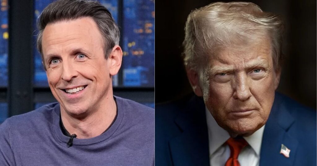 Seth Meyers has opinions on Trump skipping the Super Bowl