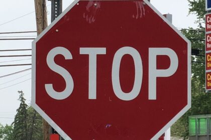 A stop sign