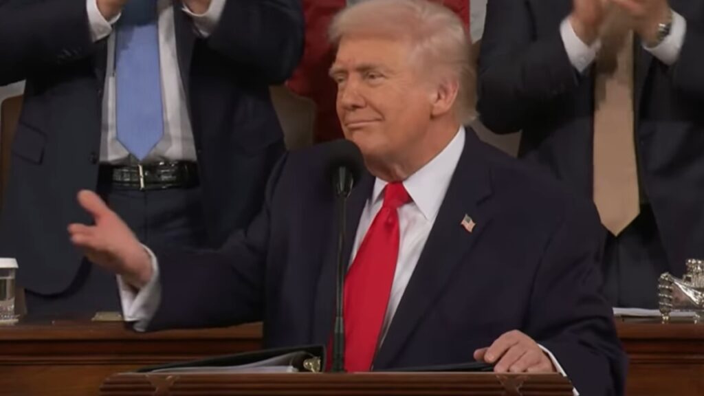 TV host accuses Trump of showing signs of dementia during State of Union speech.