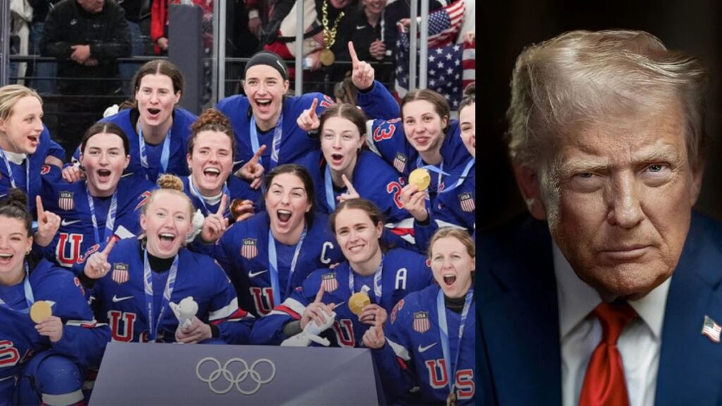The olympic US women's hockey team rejected Trump's invitation
