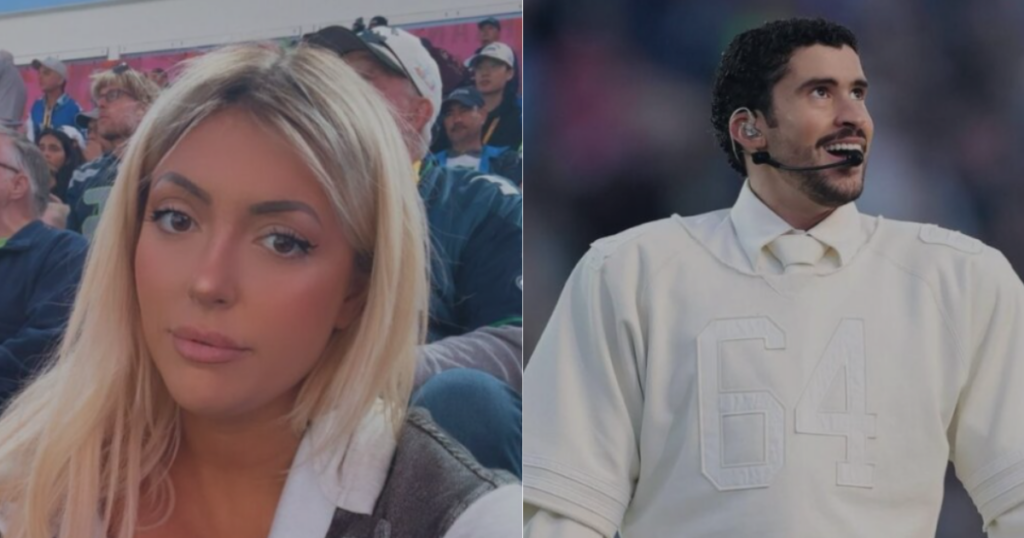 TikToker Amanda Vance tried snubbing Bad Bunny at Super Bowl