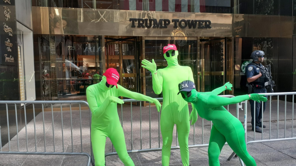 President Trump orders all alien files to be declassified.