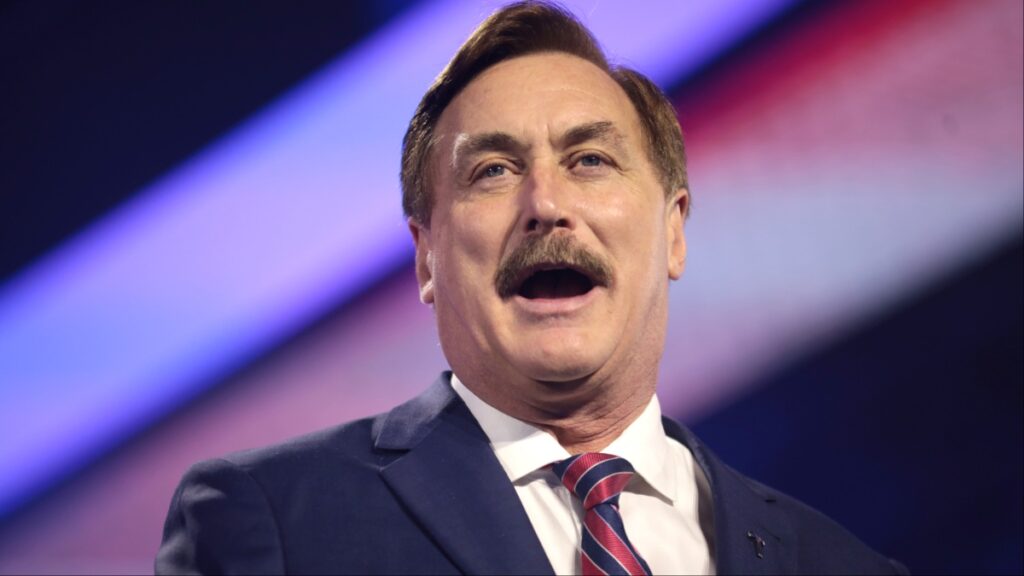 Trump Ally Mike Lindell tries to explain spending campaign funds on his own book.