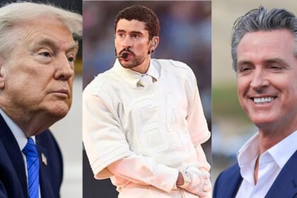 Donald Trump Bad Bunny Gavin Newsom