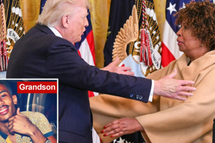 Grandma praises Trump at Black History month event.