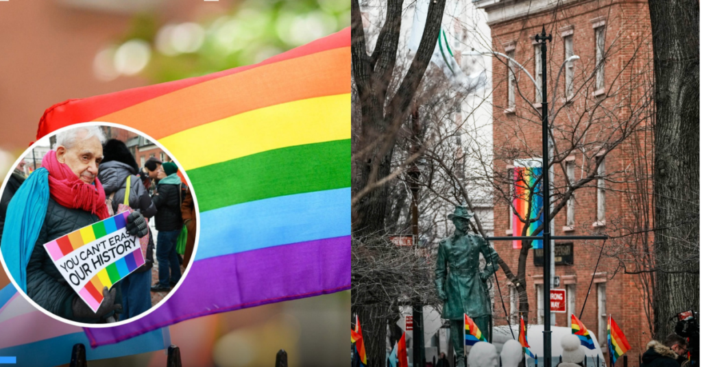 Trump bans Pride flag from Stonewall National Monument.