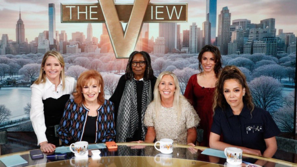 The View host Sarah Hanes targets Trump with gay slur over hockey praise.