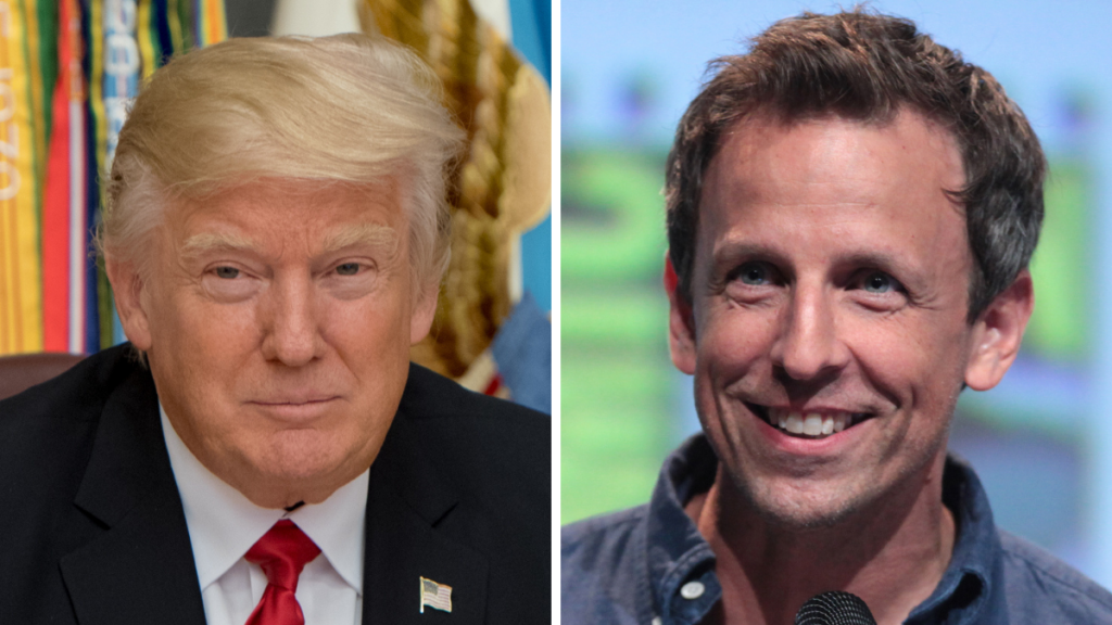 Donald Trump, Seth Meyers.