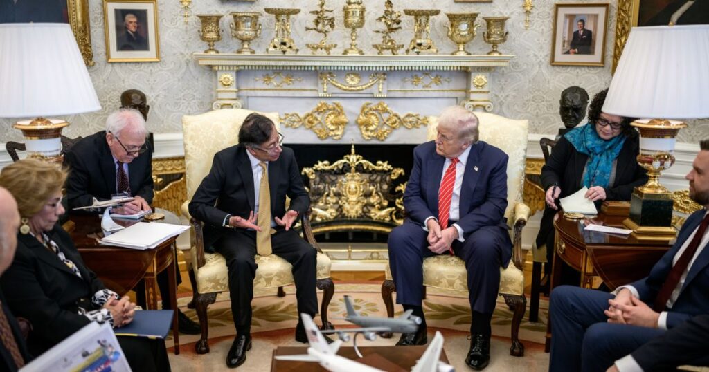 Donald Trump, Gustavo Petro, Colombia