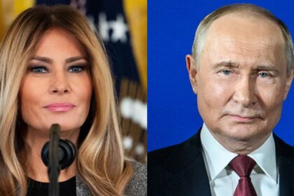 Melania Trump talked to Vladimir Putin
