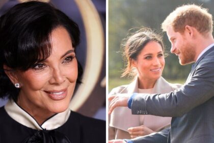 Kris Jenner, Meghan Markle and Prince Harry