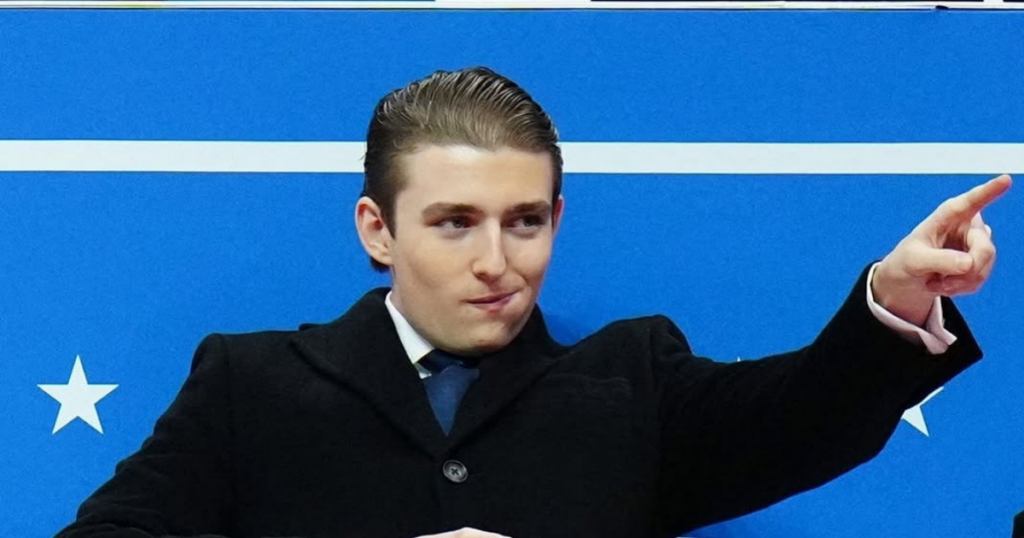 Barron Trump_video_at_Mar_a_Lago_party