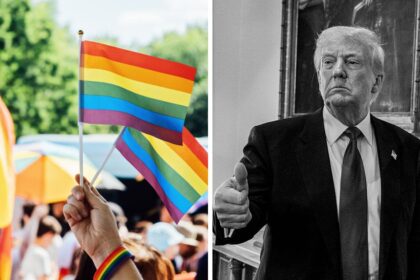 After Trump administration’s removal, NYC group raises pride flag outside Stonewall Monument