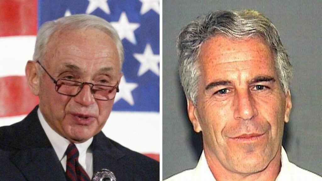 Leslie Wexner and Jeffrey Epstein