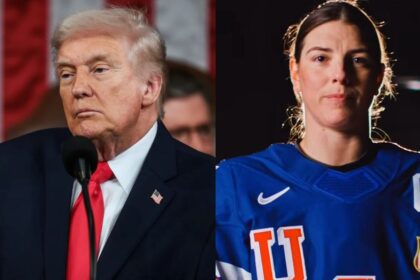 Trump blasted over women's hockey team comment