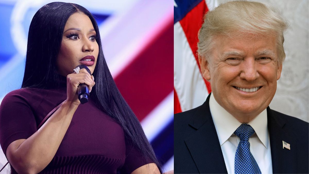 Nicki Minaj refused to answer awkward question from Trump (image source: Wikimedia Commons/Gage Skidmore/Shealeah Craighead)