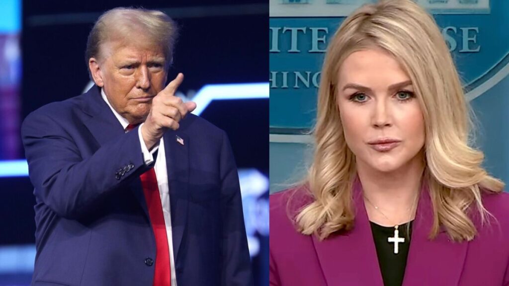 Karoline Leavitt’s contradictory comment mistakenly exposed Trump
