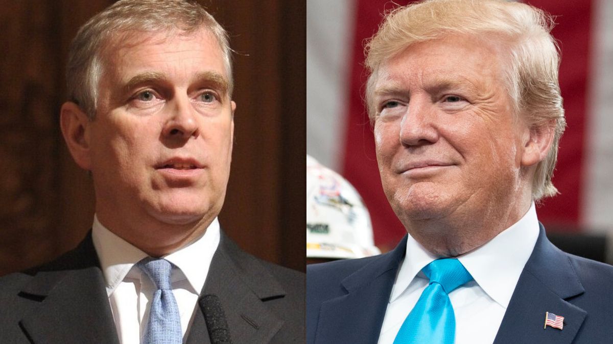 Donald Trump reacts to Prince Andrew’s arrest (image source: Wikimedia Commons/Titanic Belfast/The White House)