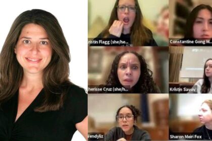 Hunter College professor Allyson Friedman sparks racism outrage (image source: Hunter College/X)