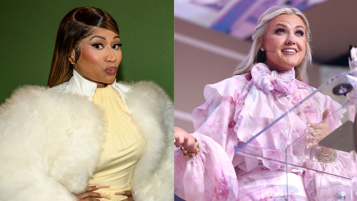 Nicki Minaj’s MAGA makeover sparks comparison to Erika Kirk (image source: Wikimedia Commons/Gage Skidmore/White House)