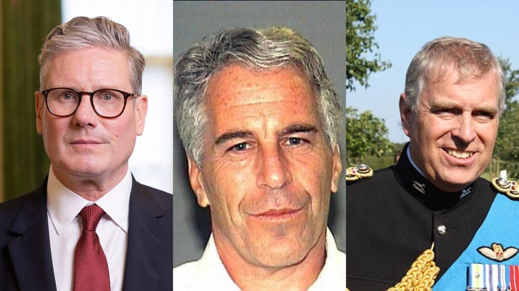 Prince Andrew, Keir Starmer, Jeffrey Epstein