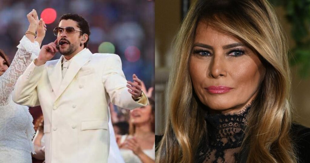 Bad Bunny’s Super Bowl Halftime performance leads to Melania Trump’s mockery (image source: NFL/Amazon MGM Studios)