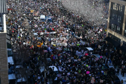 Over 40 Individuals Arrested at Minneapolis Anti-ICE Protest After Deputy Struck With Ice