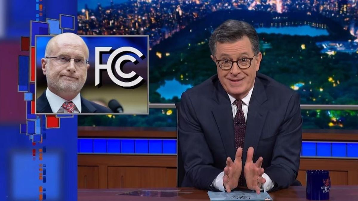 Stephen Colbert Accuses CBS of Caving to Trump’s FCC