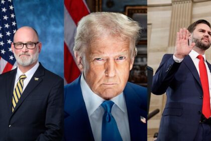 Donald Trump-JD Vance-Derrick Van Orden