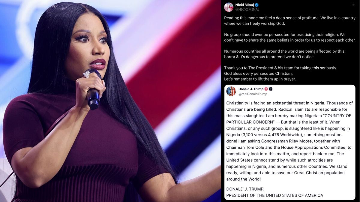 Nicki Minaj’s MAGA posts boosted by bots (image source: Wikimedia Commons/Gage Skidmore/X)