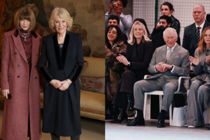 While former Prince Andrew was arrested, King Charles and Queen Camilla were involved in London Fashion Week