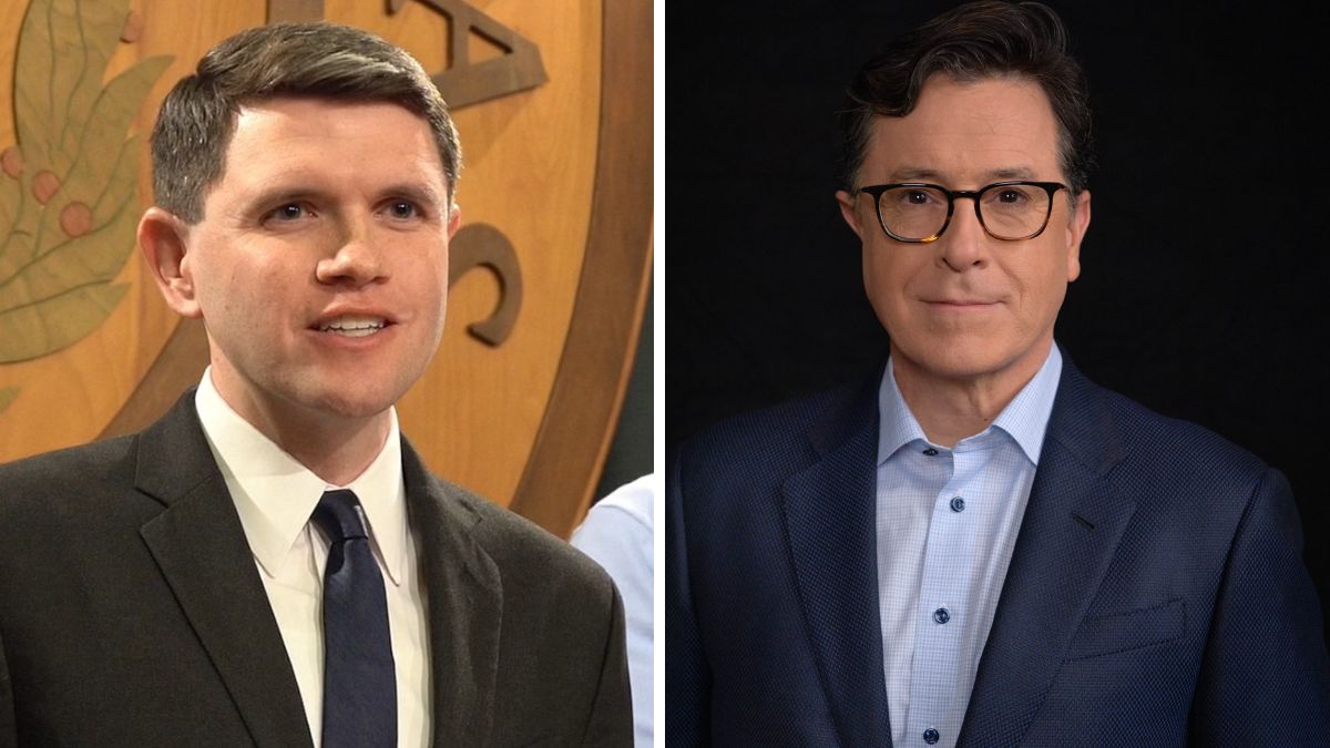 Stephen Colbert Slams CBS Lawyers and FCC Over Blocked Television Interview With Rep. James Talarico