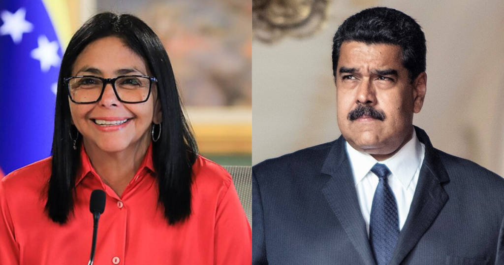 Delcy Rodríguez-Nicolás Maduro