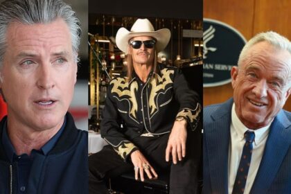 California Governor Gavin Newsom reacts to workout video featuring Kid Rock and Robert F. Kennedy Jr.