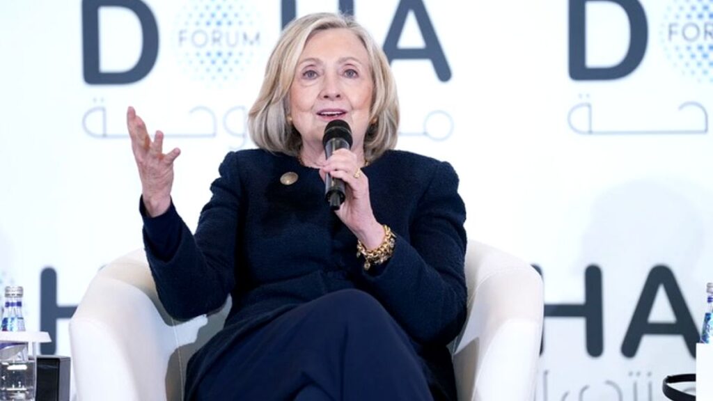 In her deposition relating to Jeffrey Epstein, Hillary Clinton sent her husband Bill under the bus