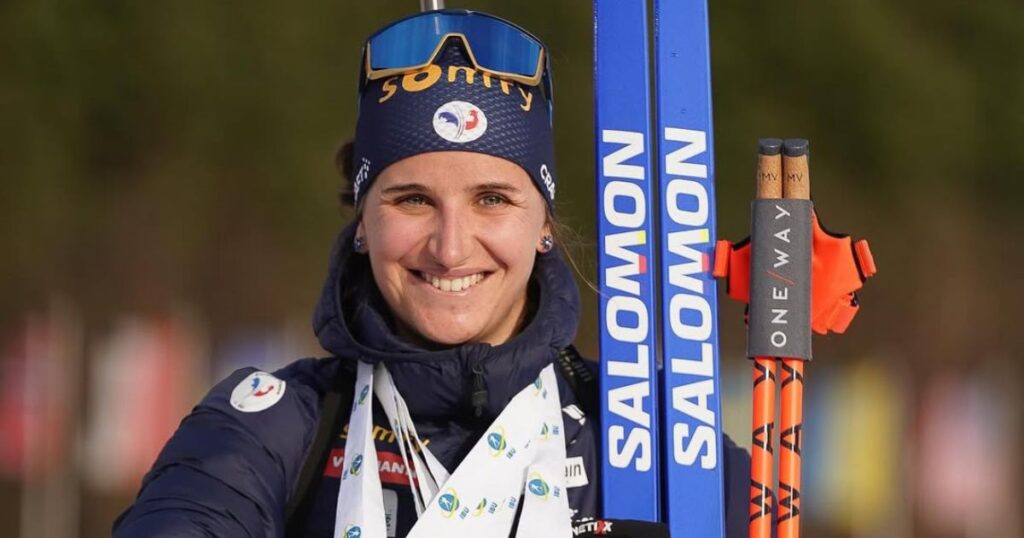 A Winter Olympic skier just won a gold medal