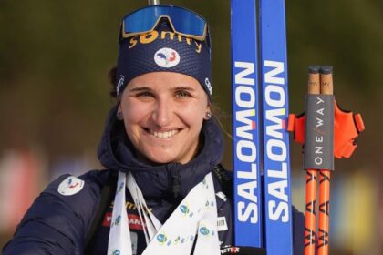 A Winter Olympic skier just won a gold medal