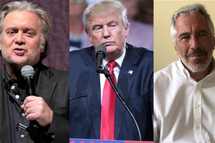 Steve Bannon-Donald Trump-Jeffrey Epstein