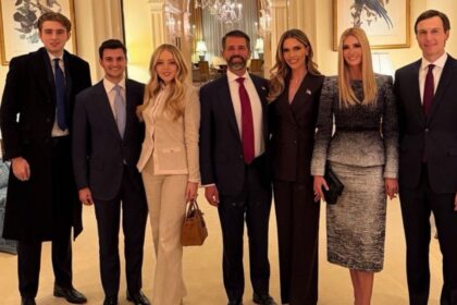 Barron Trump is head and shoulders above the rest of the Trump family