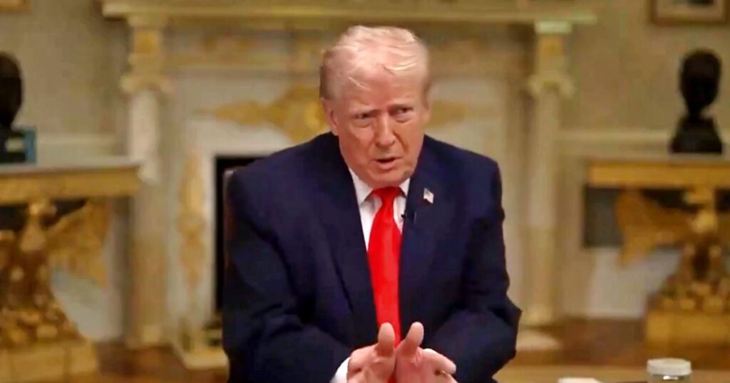 Speaking to NBC’s Tom Llamas, Donald Trump says he feels as healthy as he did 50 years ago.