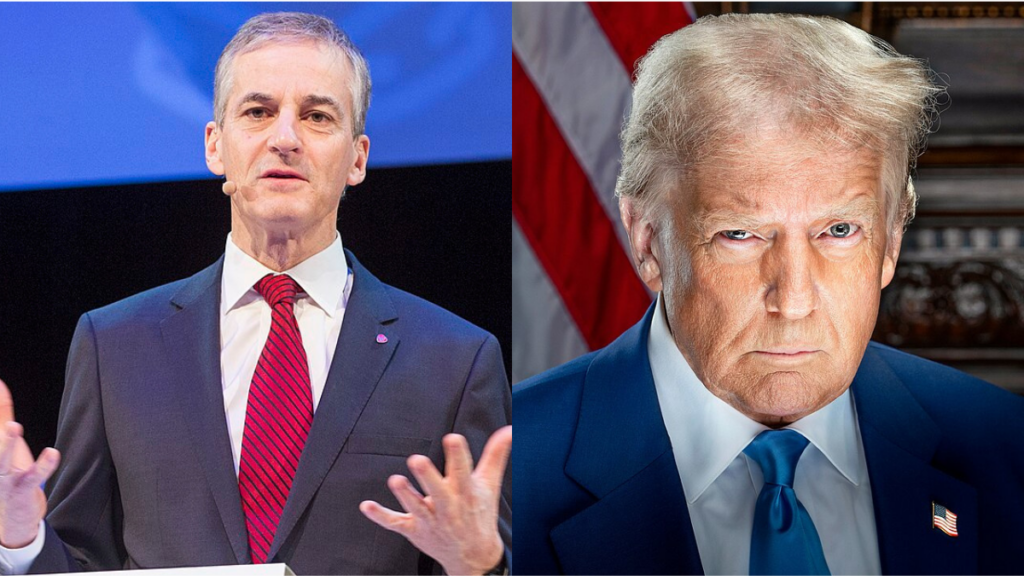 Norwegian Prime Minister Jonas Gahr Støre-Donald Trump
