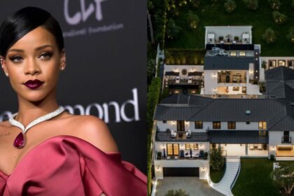 A Florida woman was charged in the targeted shooting outside Rihanna’s Beverly Hills home. (left- by celebrityabc/via Flickr) and (right- @housesofcelebs/via Instagram).